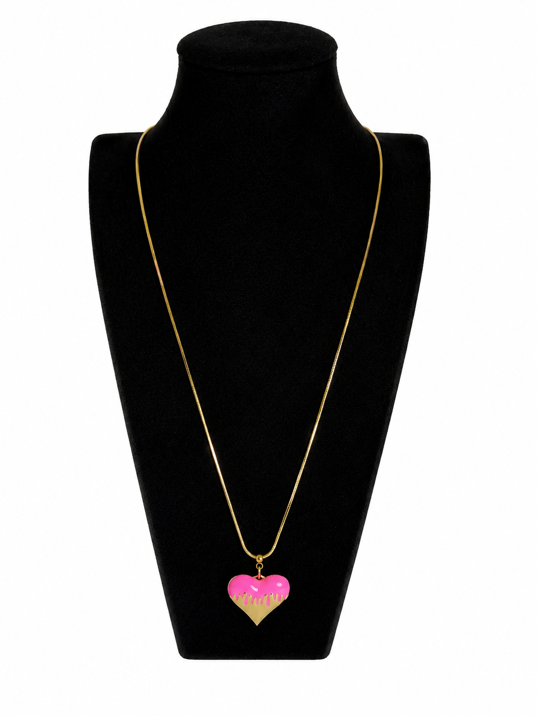 Ketting 80 cm met een hart