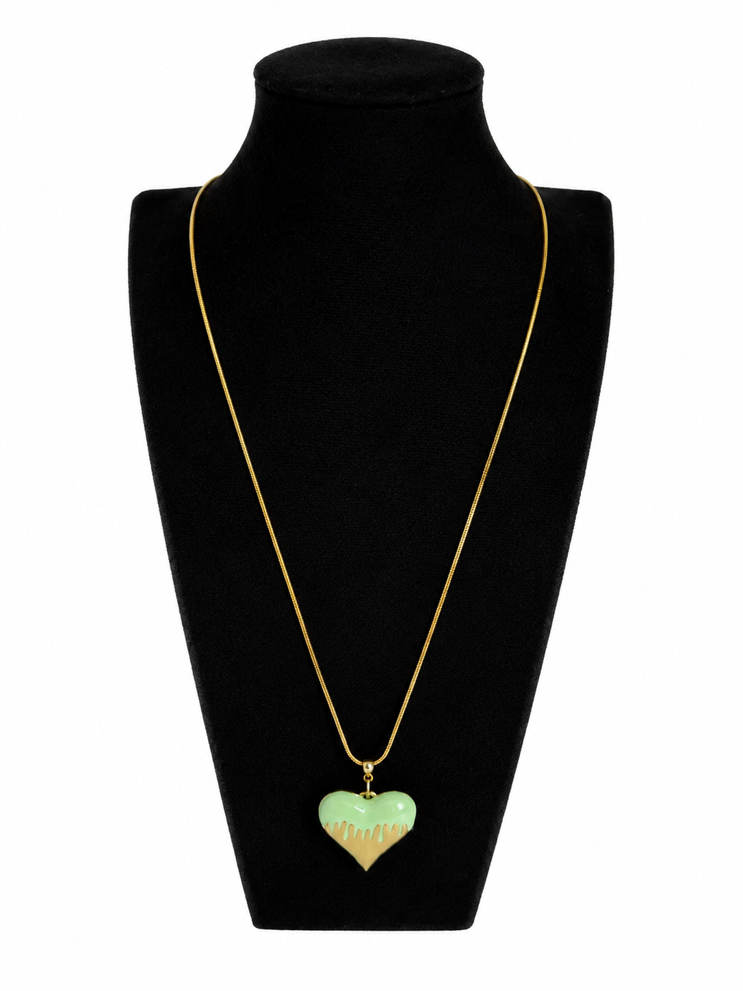 Ketting 80 cm met een hart