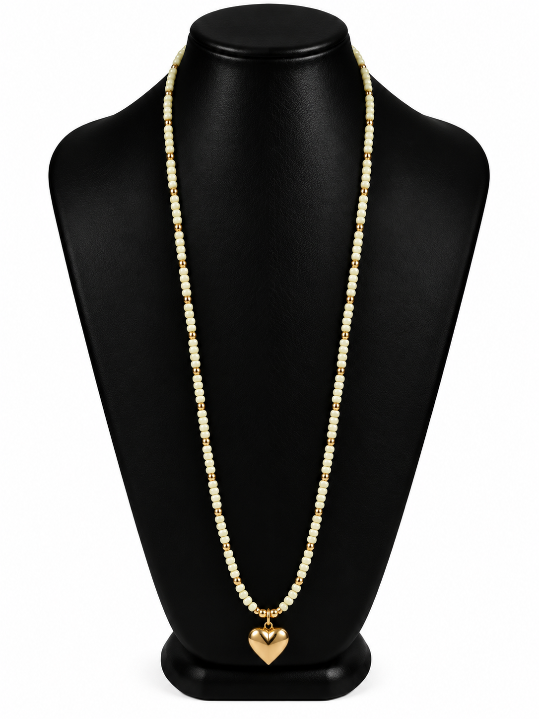 lange ketting met hartje ( 90 cm )