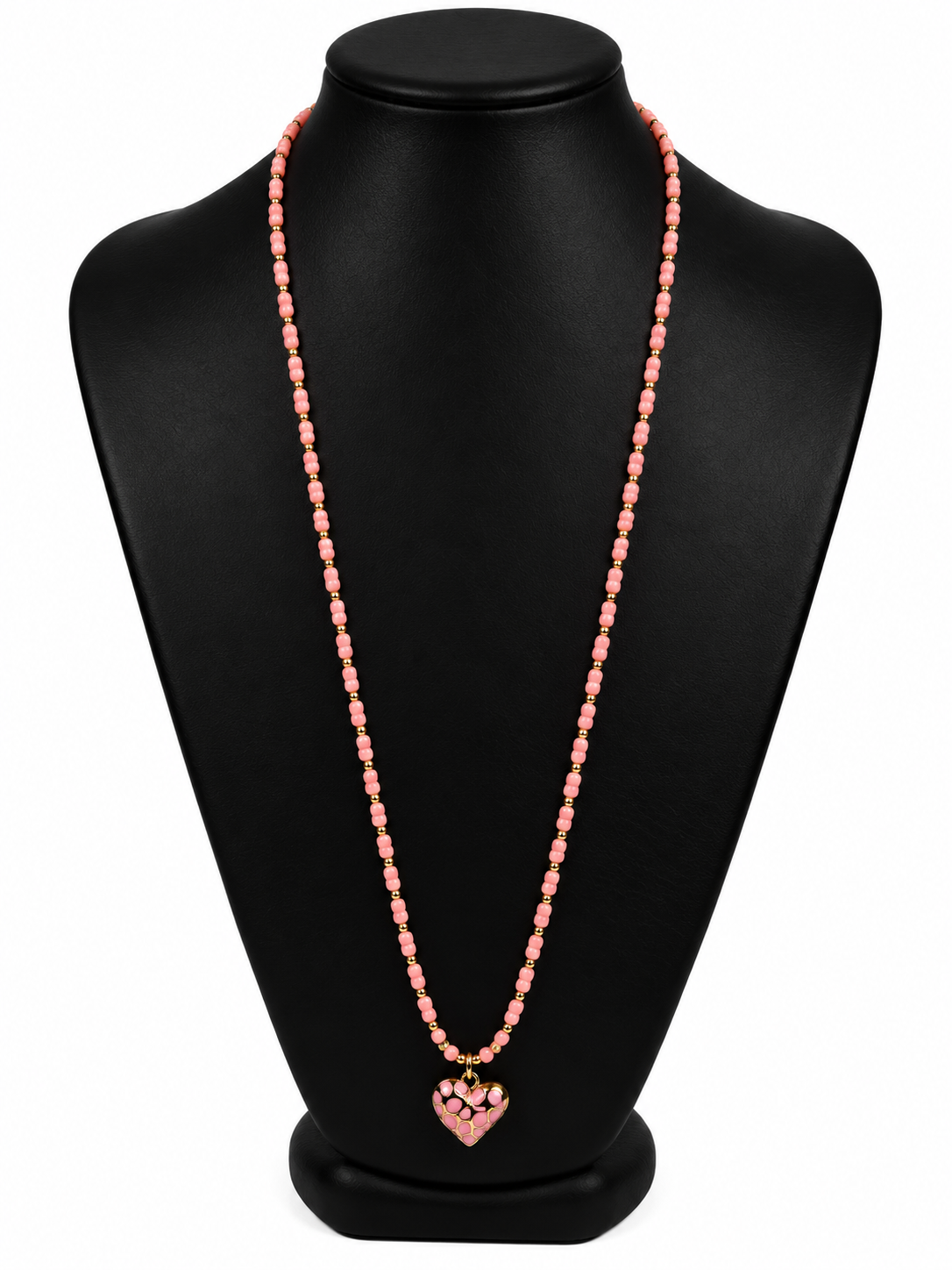 lange ketting met hartje ( 50 cm )