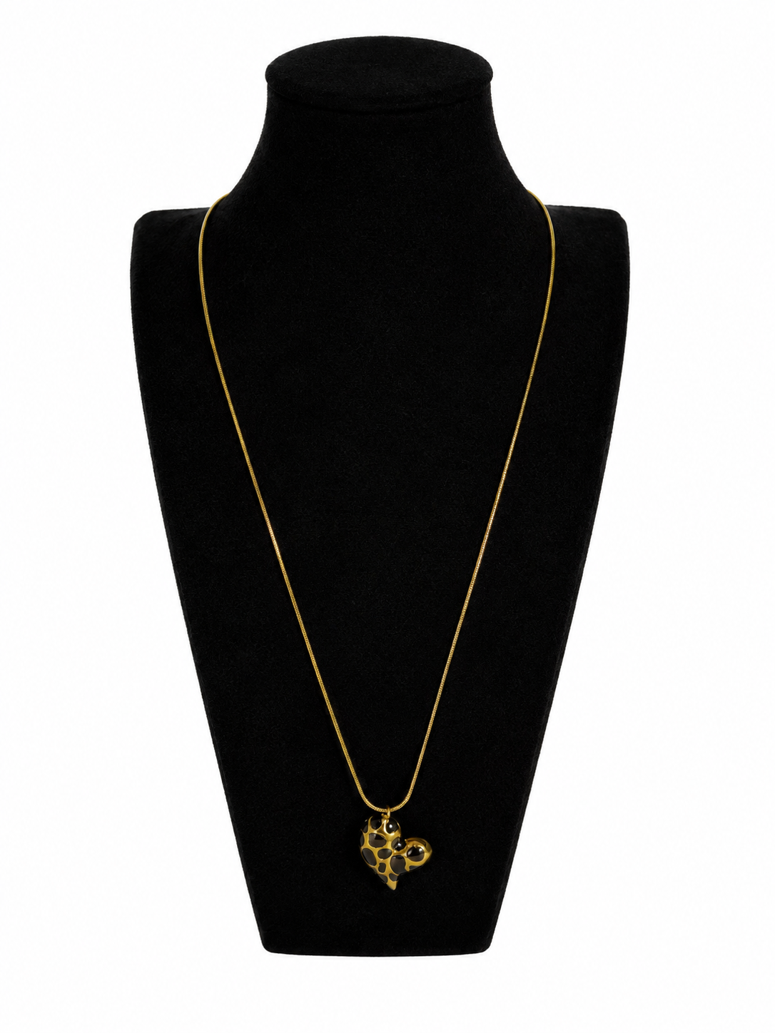 Ketting 80 cm met een hartje