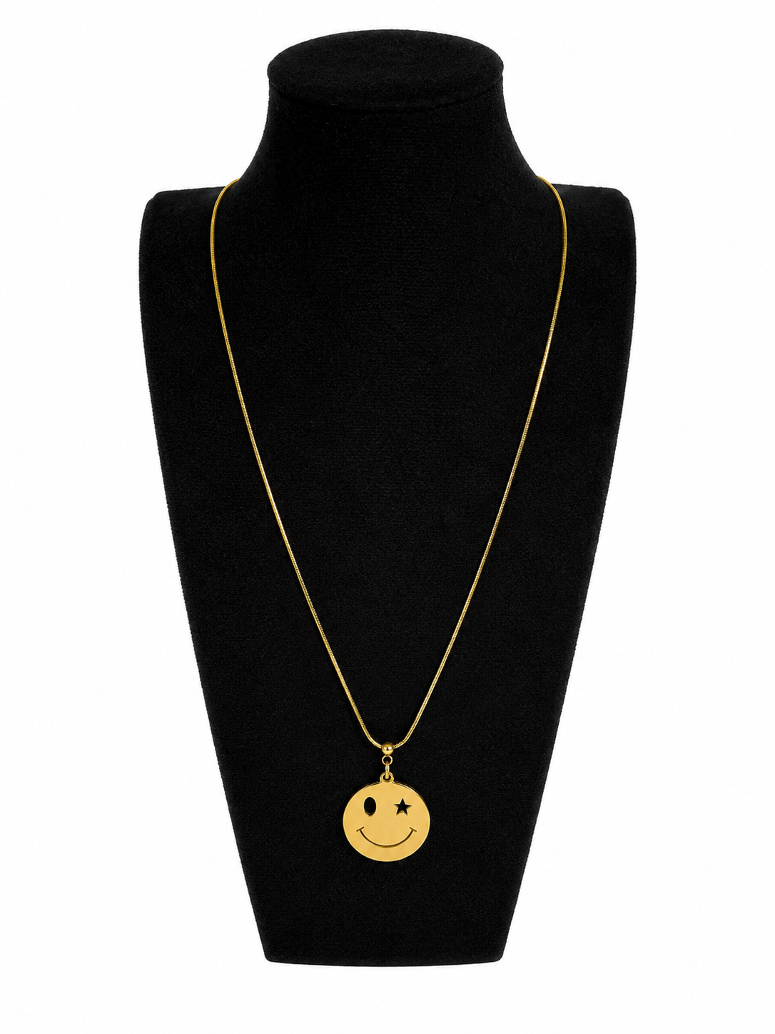 Ketting 80 cm met een smiley