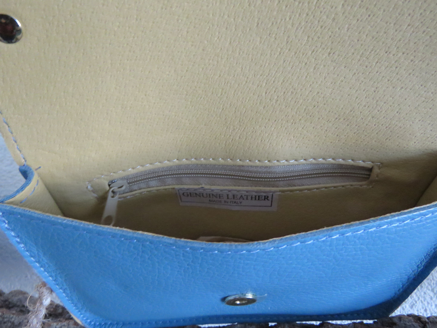 Leren crossbody tasje