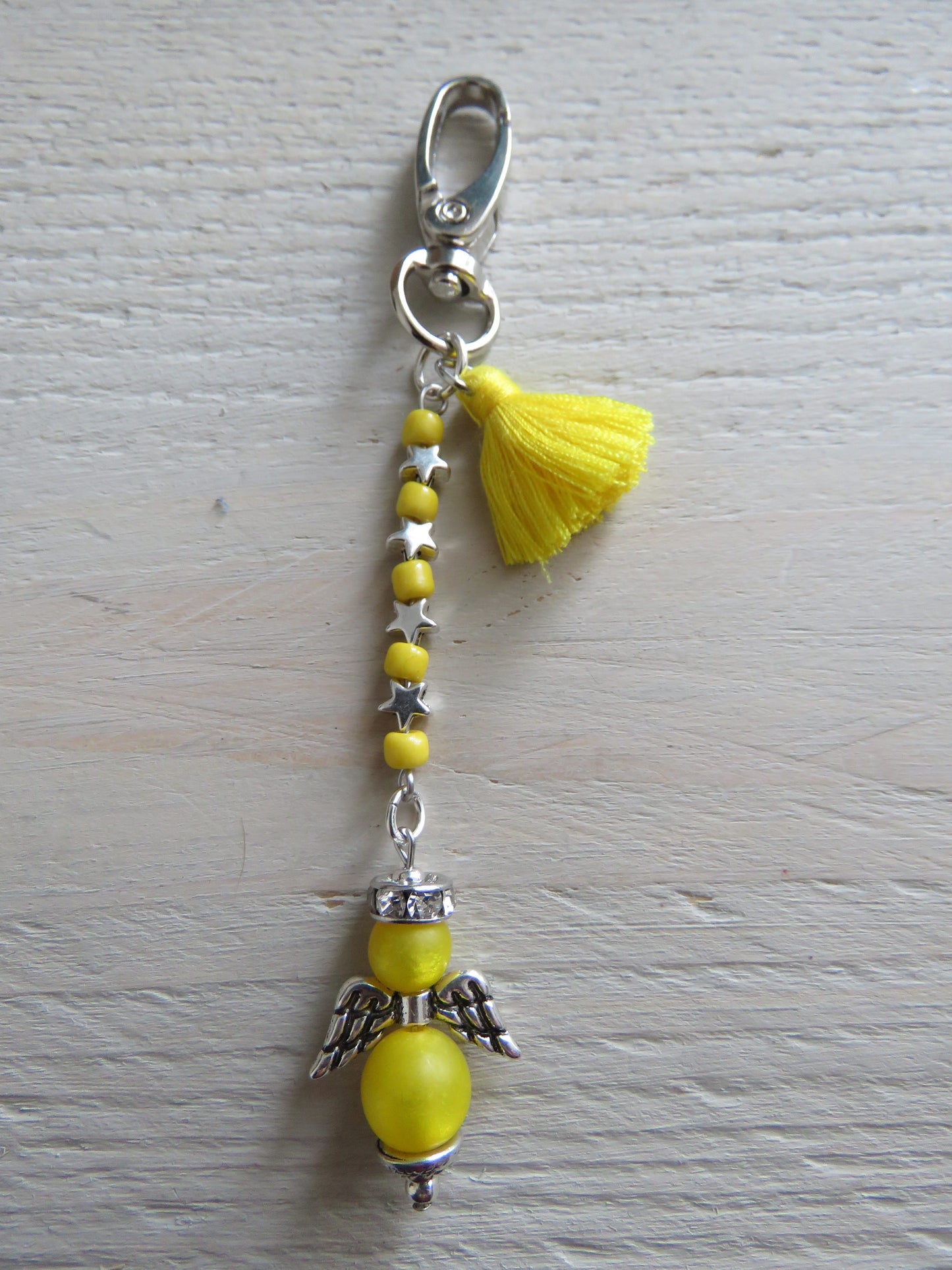 Sleutelhanger/tashanger (geluksengeltje/wensengeltje)