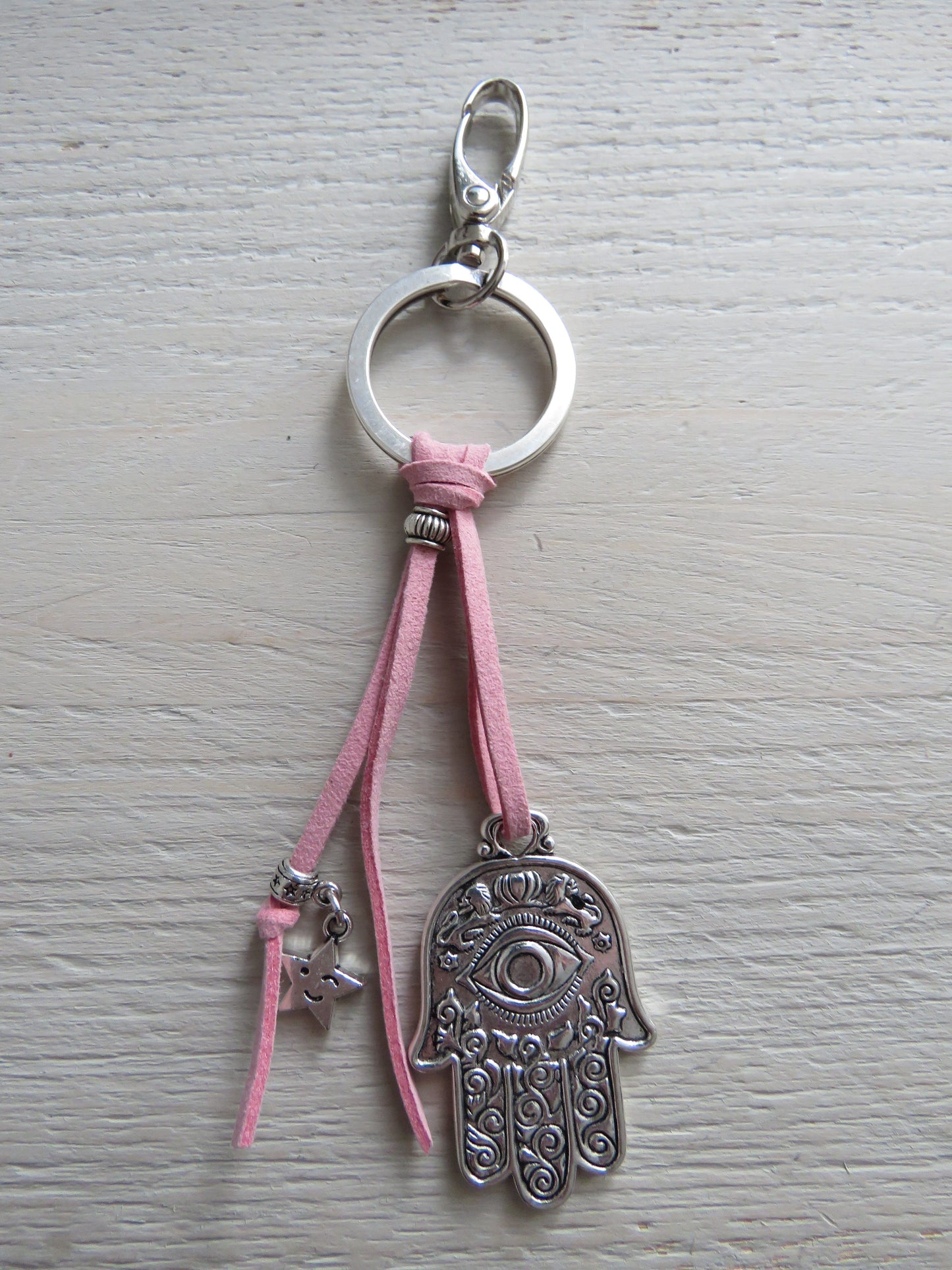 Sleutelhanger/tashanger (Hamsa hand)