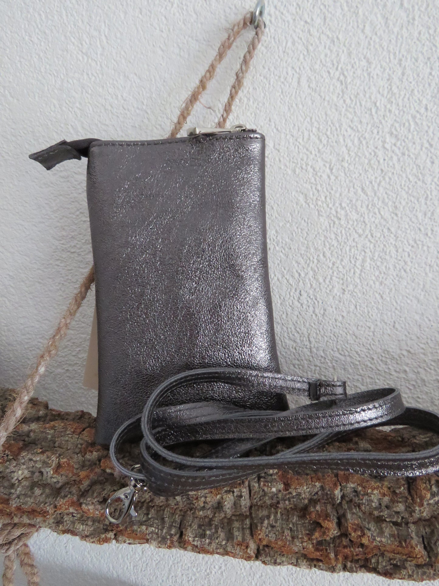 Leren telefoontasje Elisa van Charm