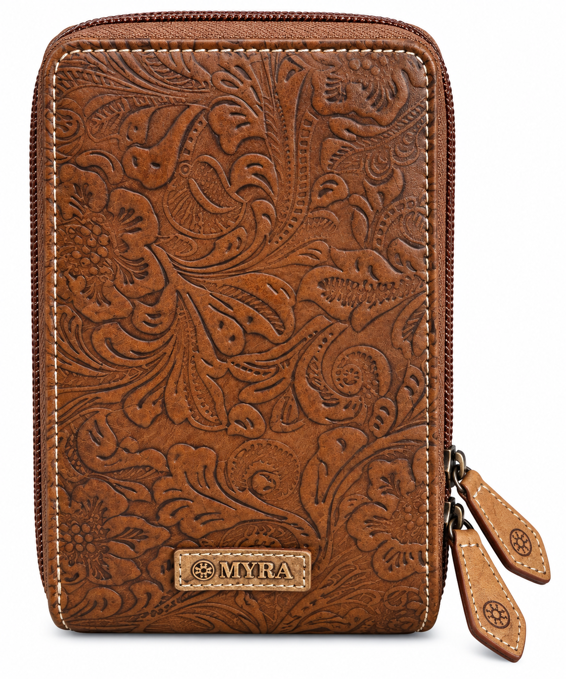 schouder-/crossbody tas (leer)