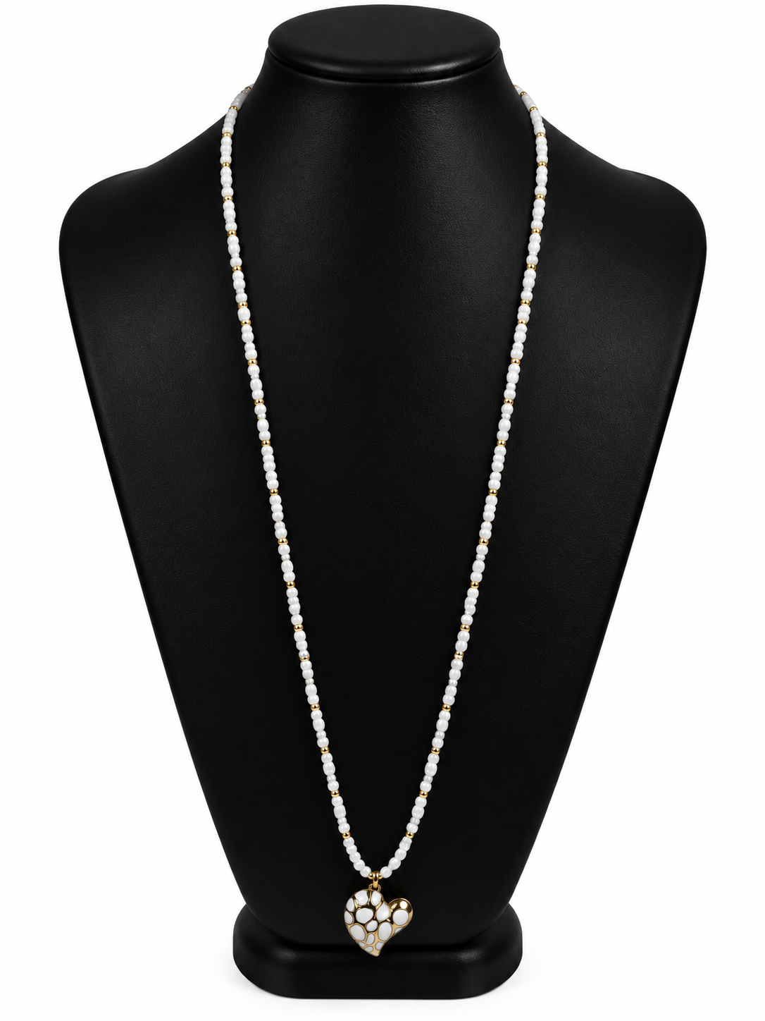lange ketting met hartje ( 90 cm )