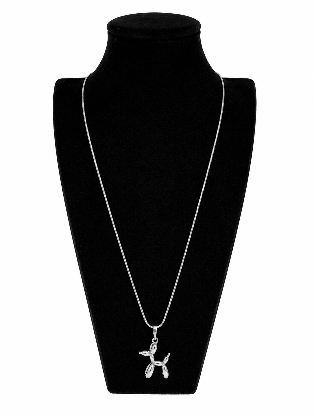 Ketting 60 cm met een ballon hondje