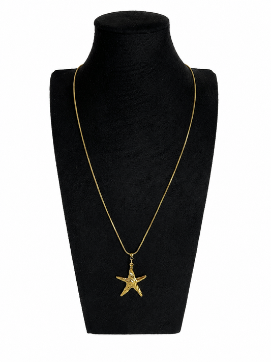 Ketting 80 cm met een zeester
