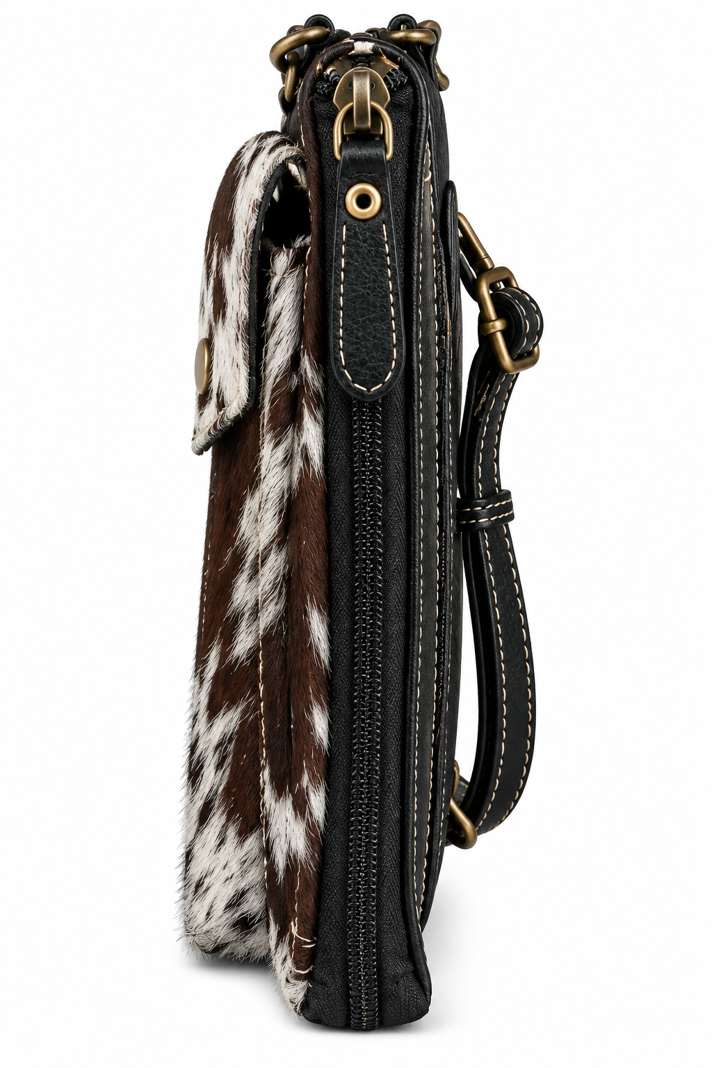 schouder-/crossbody tas (leer)