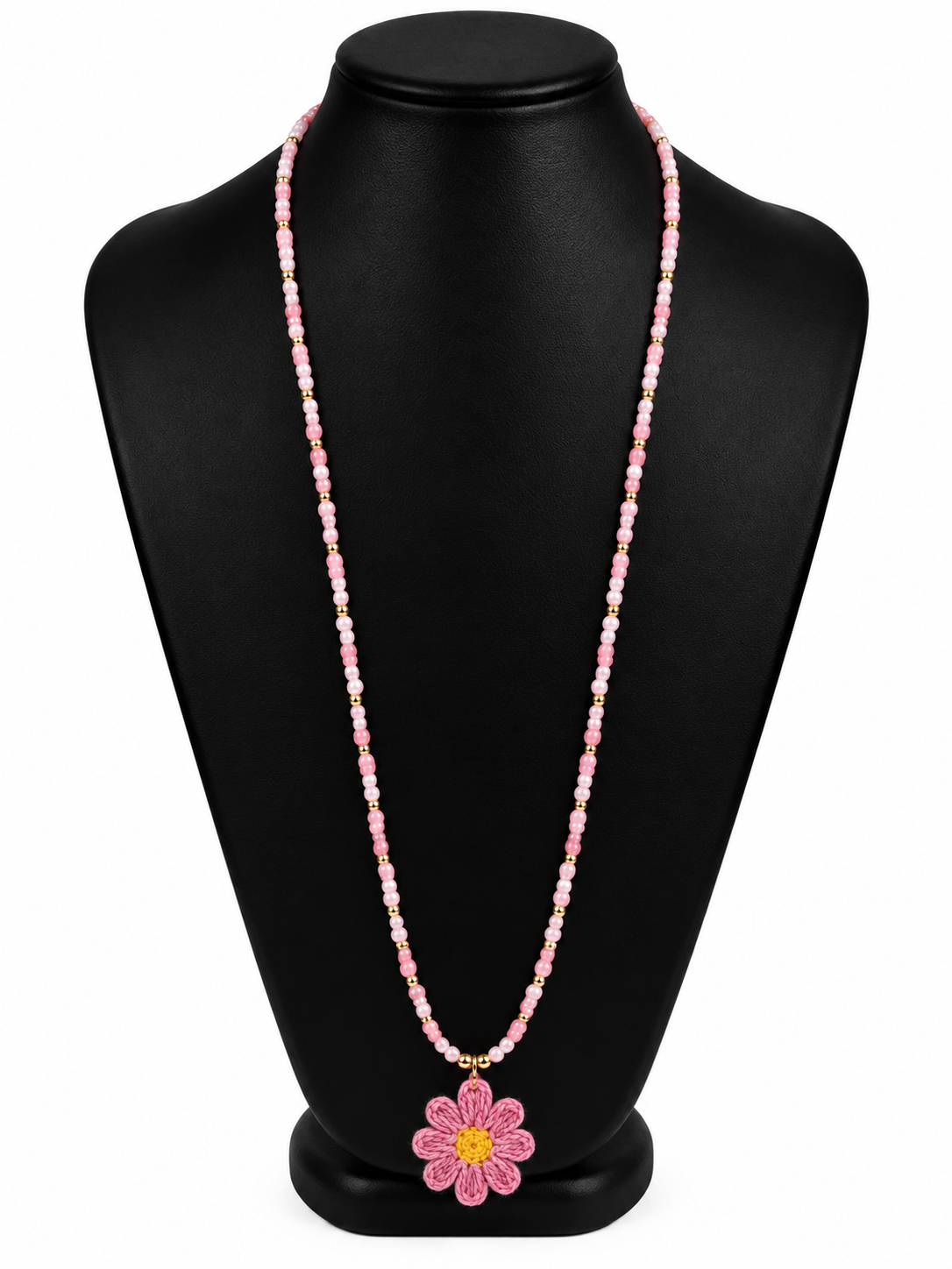lange ketting met hartje ( 90 cm )