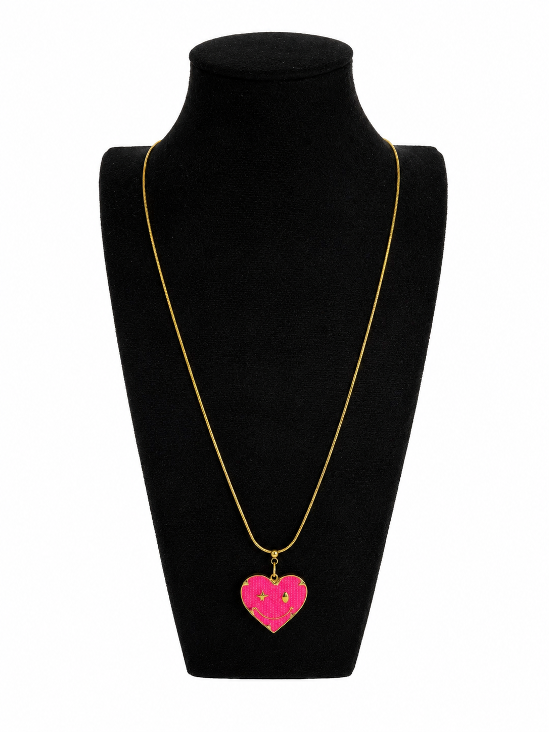 Ketting 80 cm met een hart