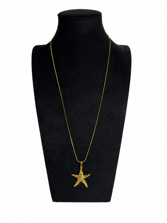 Ketting 60 cm met een zeester