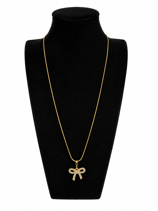 Ketting 60 cm met een strikje