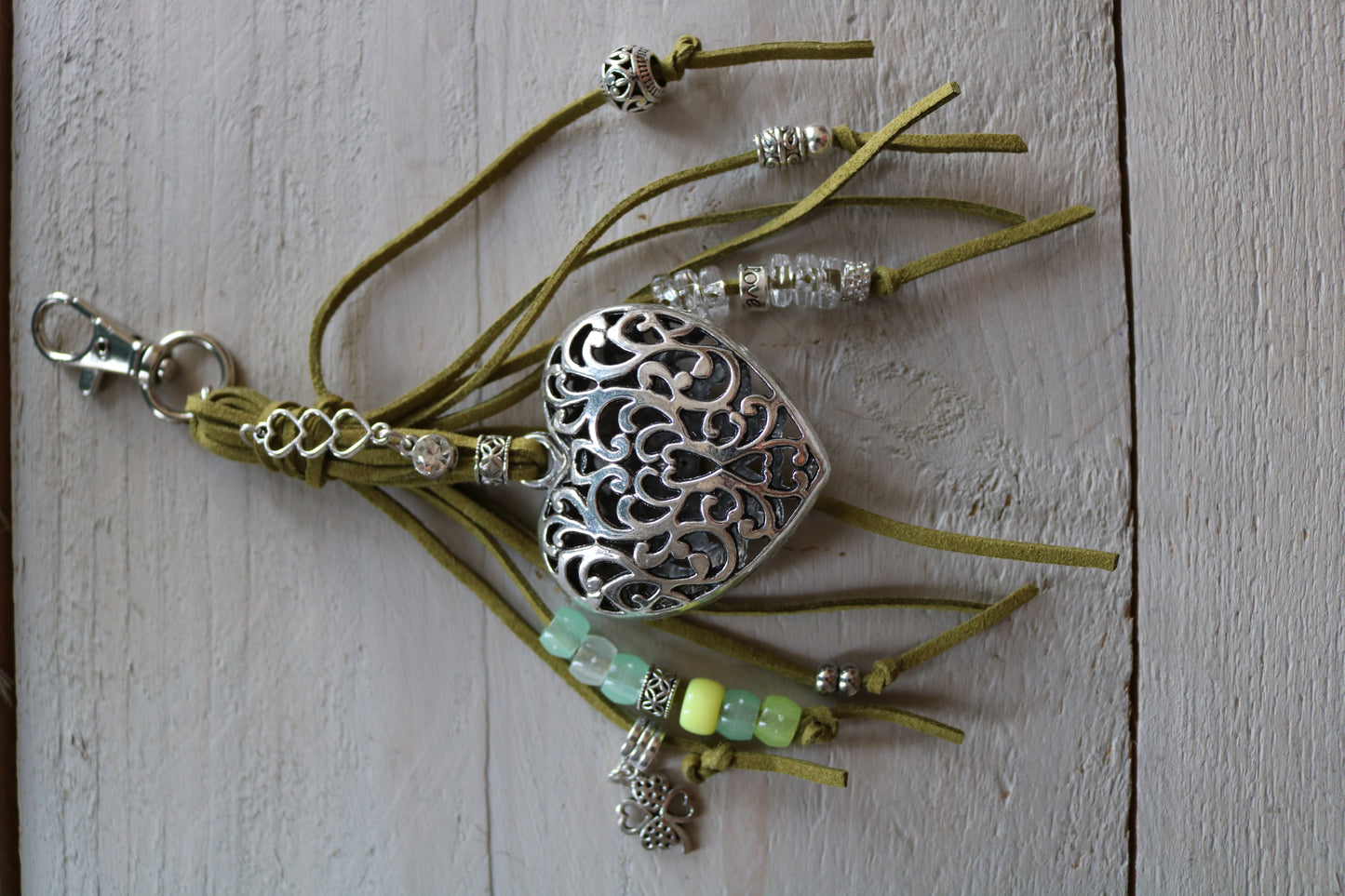 sleutelhanger/tashanger hart