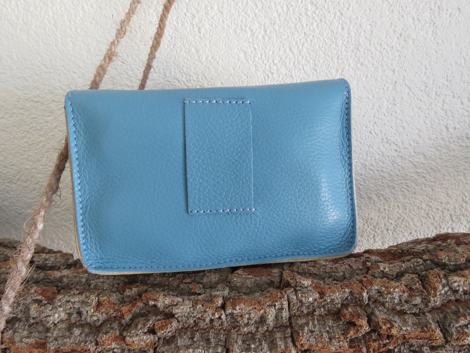 Leren crossbody tasje