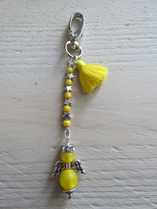 Sleutelhanger/tashanger (geluksengeltje/wensengeltje)