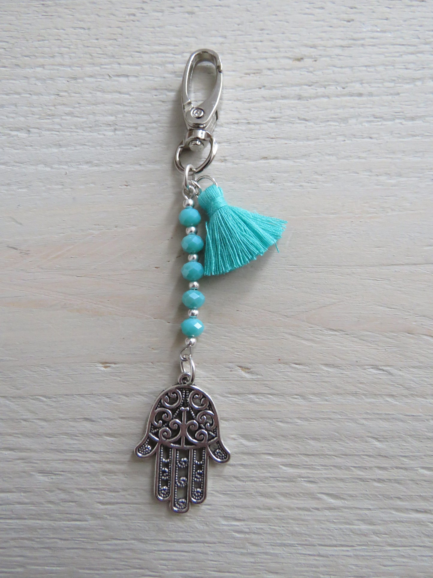 Sleutelhanger/tashanger (Hamsa hand)