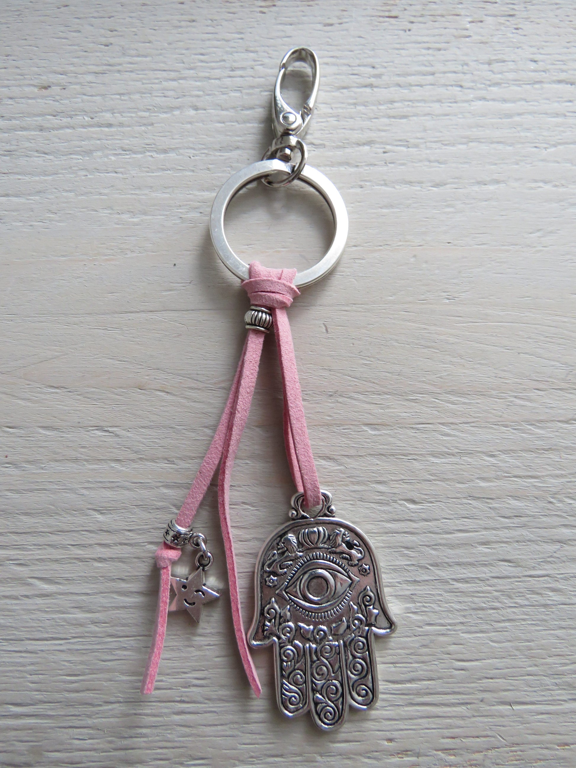 Sleutelhanger/tashanger (Hamsa hand)
