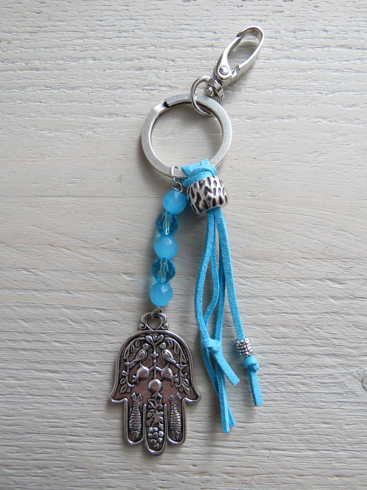 Sleutelhanger/tashanger (Hamsa hand)