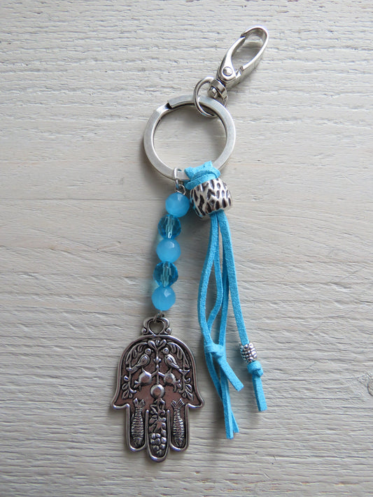 Sleutelhanger/tashanger (Hamsa hand)