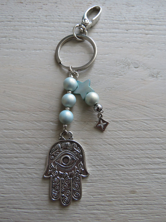 Sleutelhanger/tashanger (Hamsa hand)