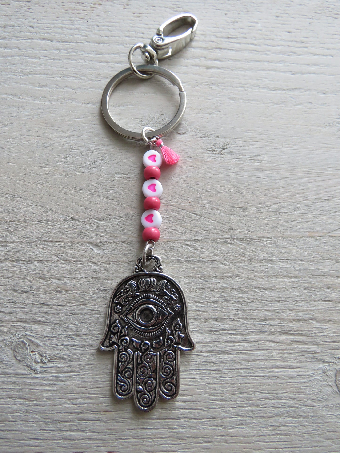Sleutelhanger/tashanger (Hamsa hand)
