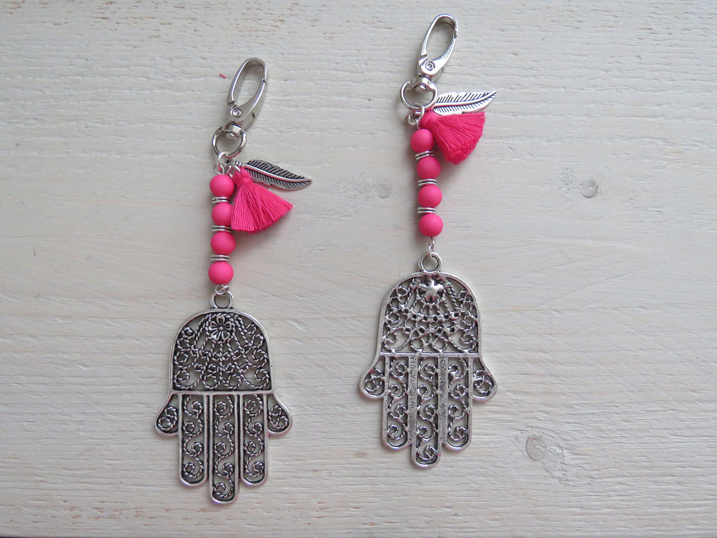 Sleutelhanger/tashanger (Hamsa hand)