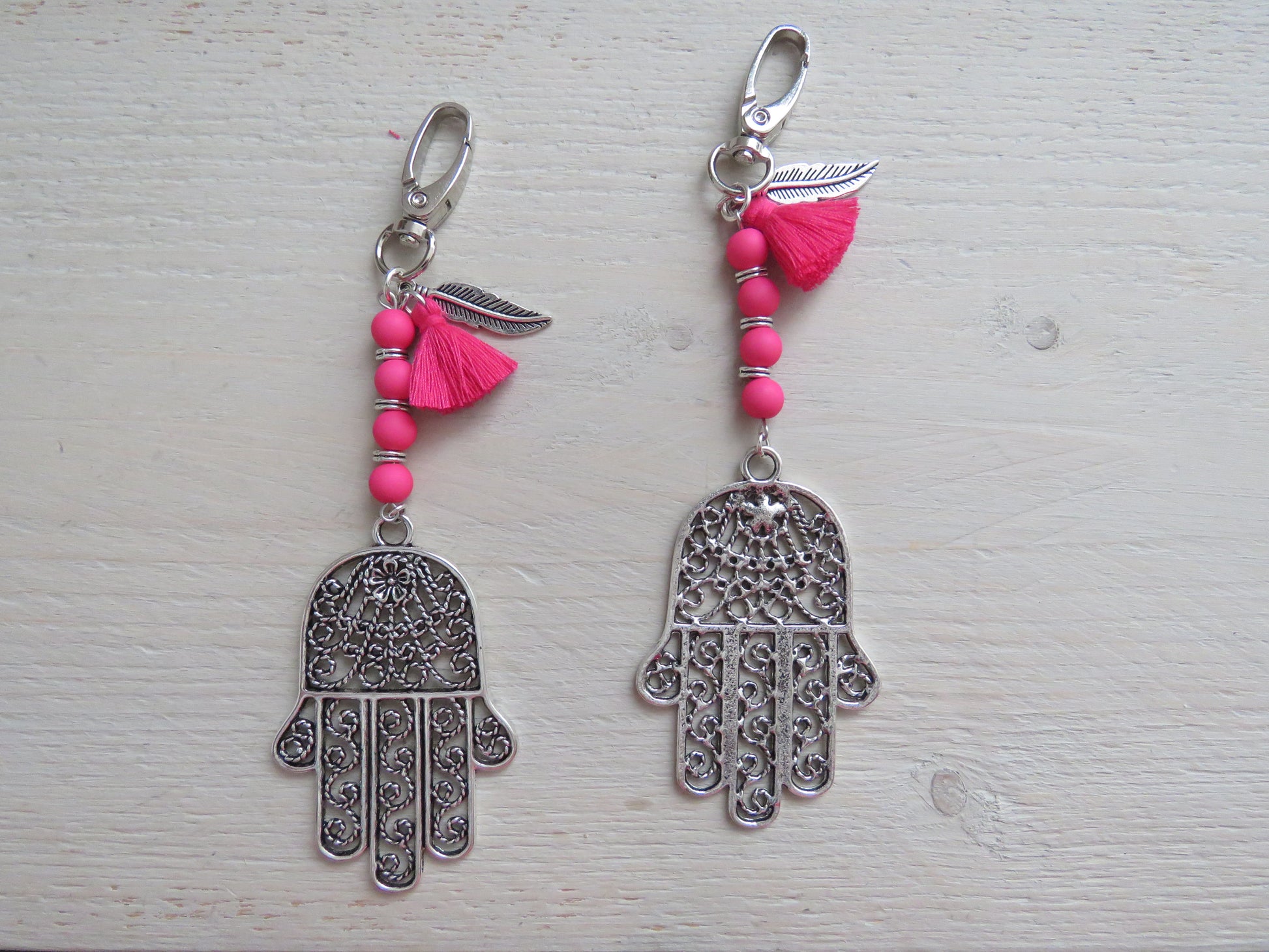 Sleutelhanger/tashanger (Hamsa hand)