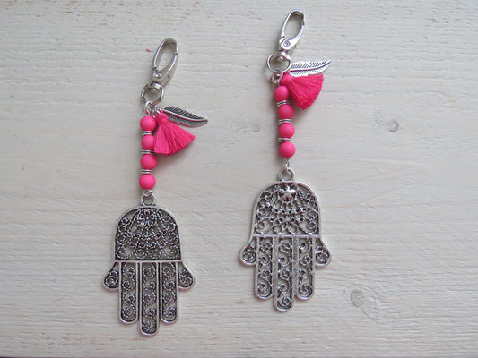 Sleutelhanger/tashanger (Hamsa hand)