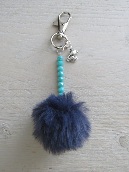 Sleutel-/tashanger Pompon