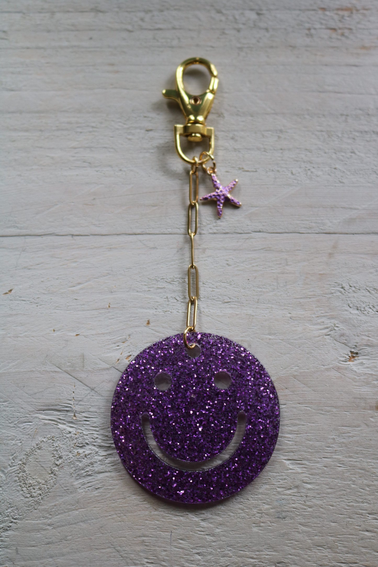 Sleutel-/tashanger Smiley