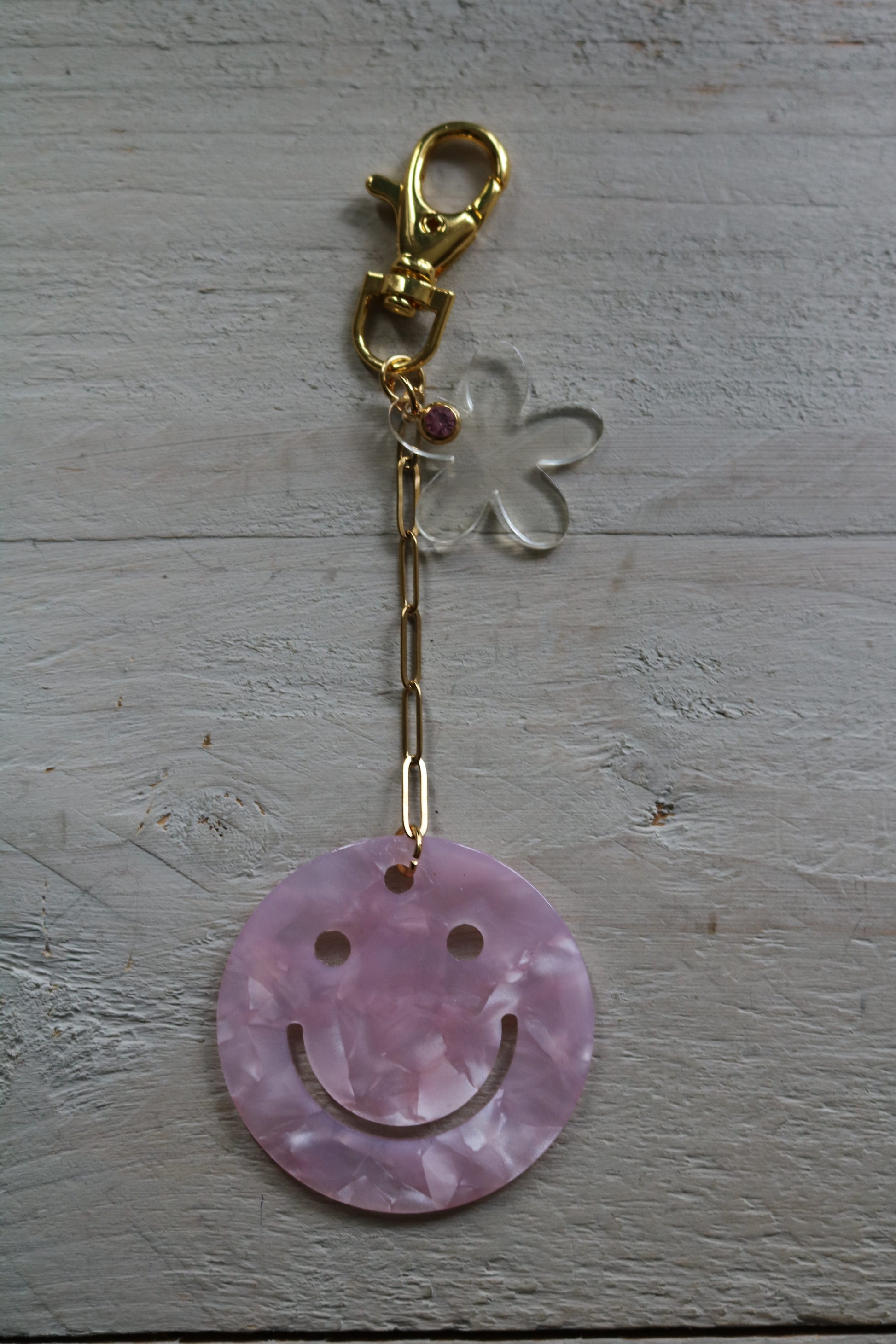 Sleutel-/tashanger Smiley