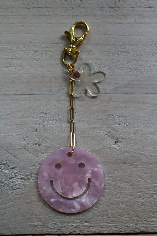 Sleutel-/tashanger Smiley