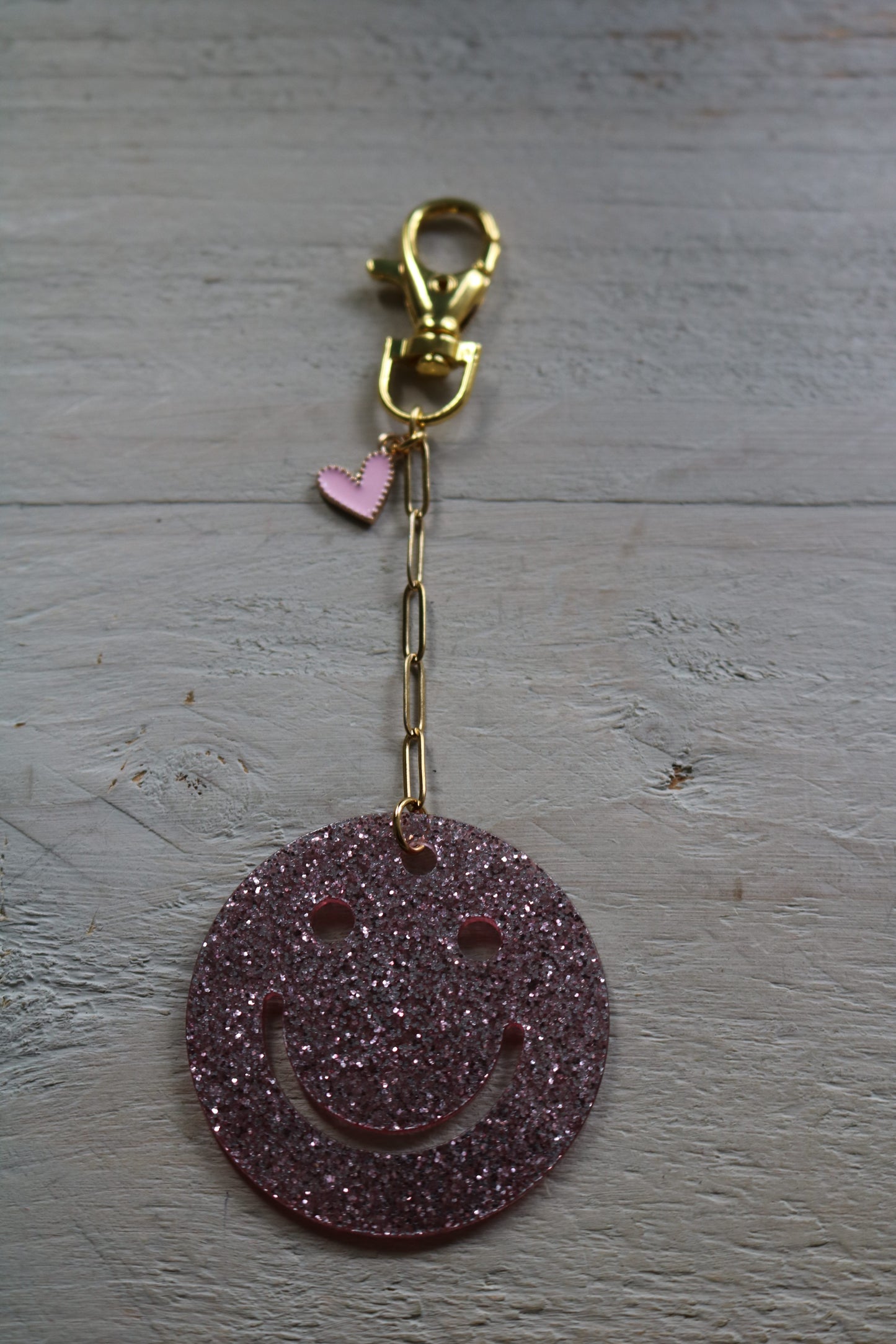 Sleutel-/tashanger Smiley