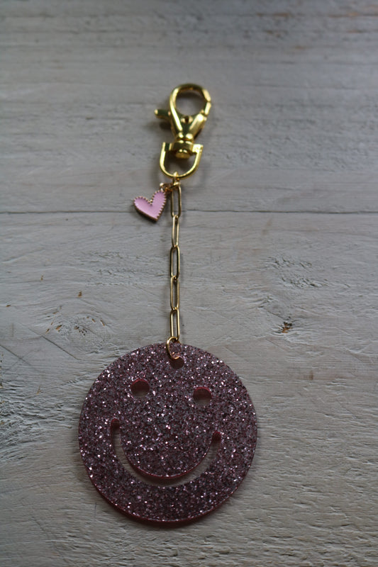 Sleutel-/tashanger Smiley