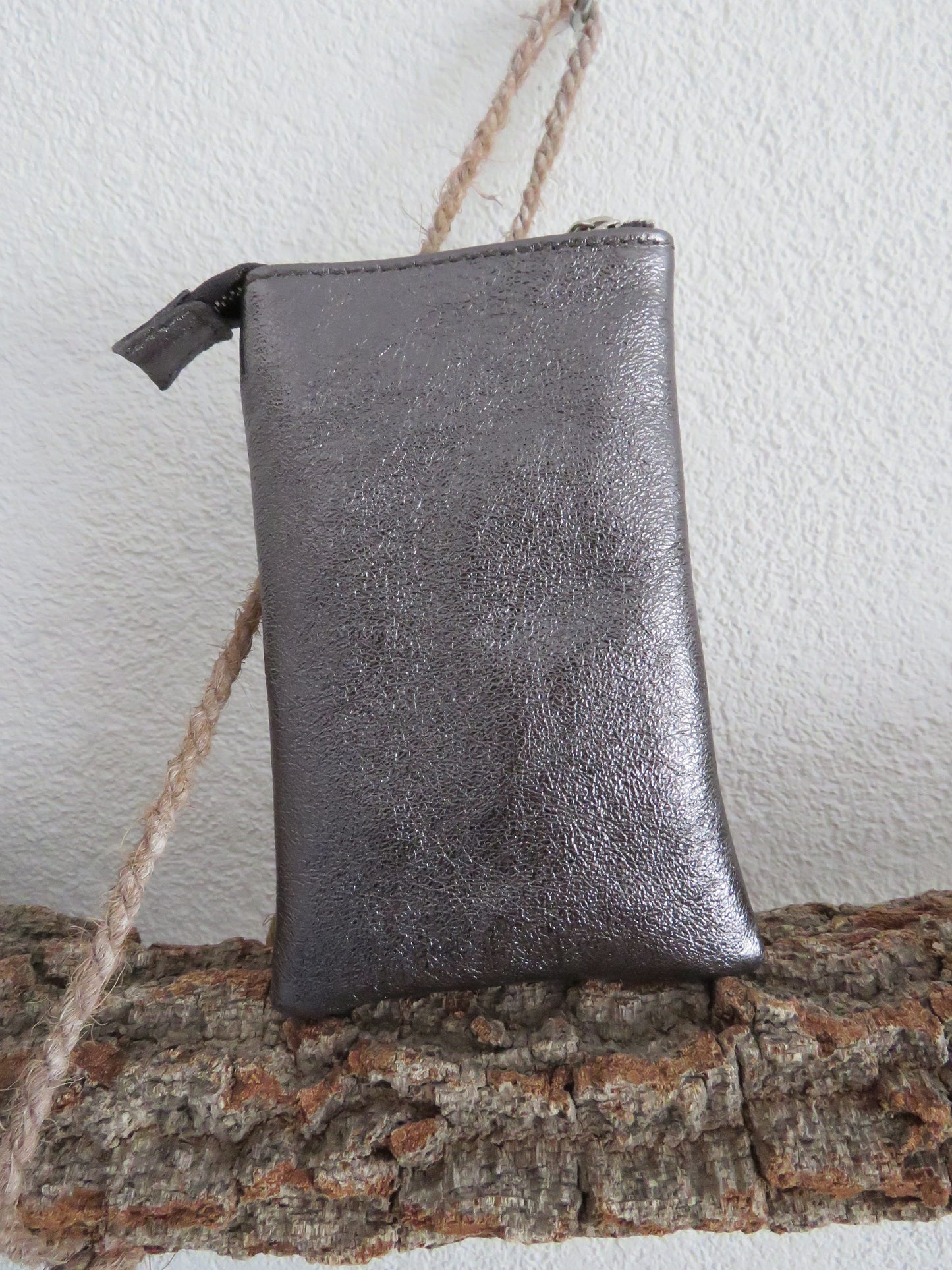 Leren telefoontasje Elisa van Charm