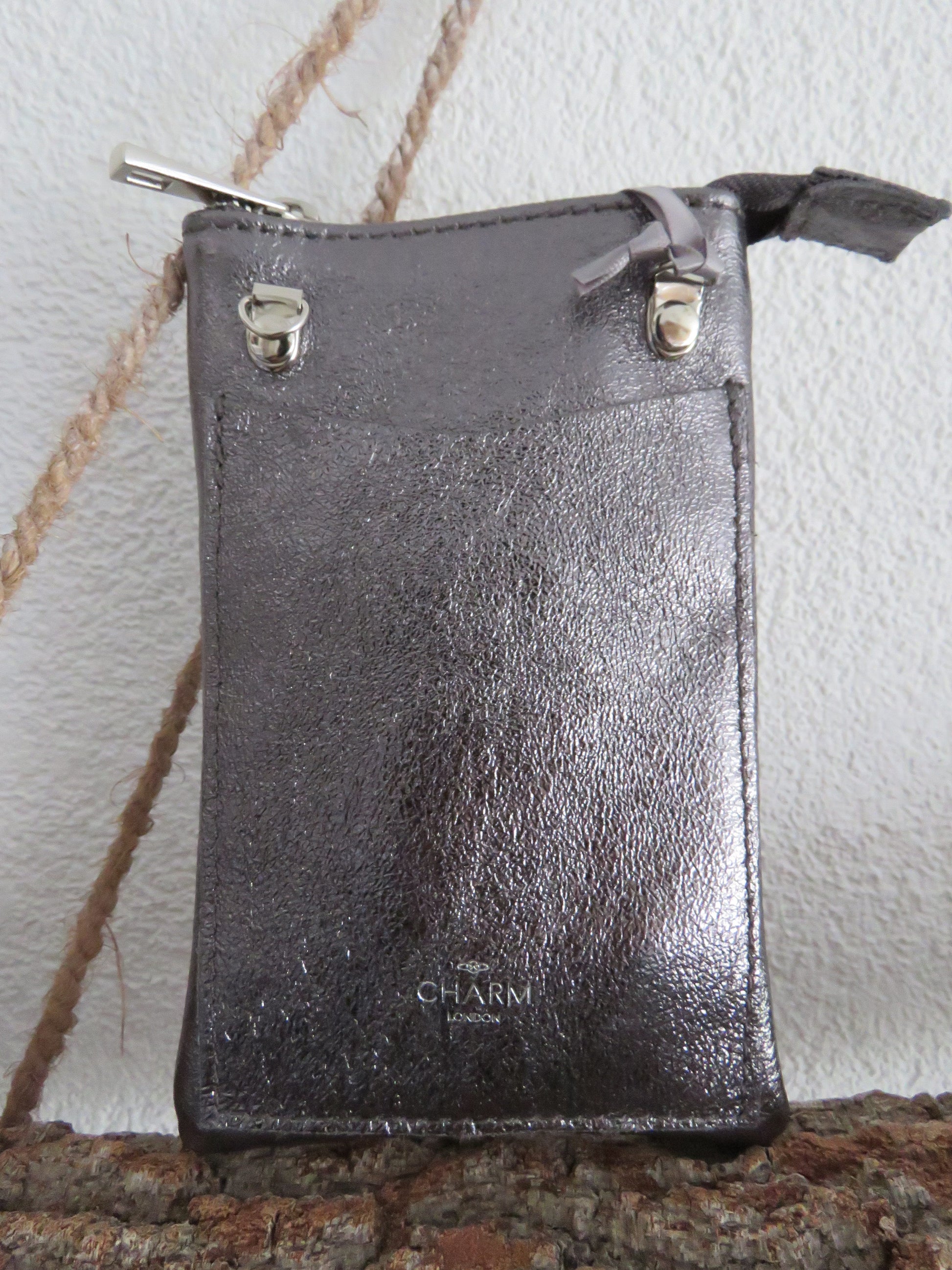 Leren telefoontasje Elisa van Charm