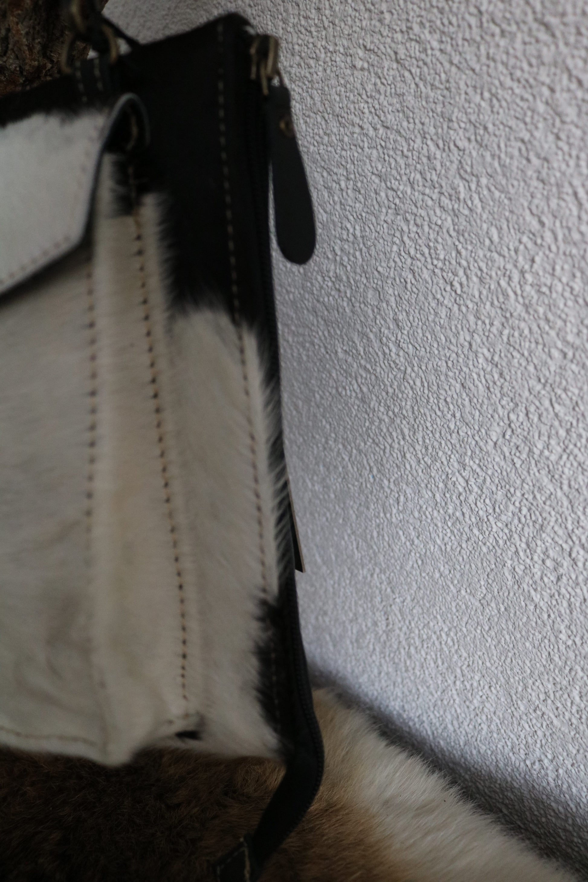 schouder-/crossbody tas (leer)