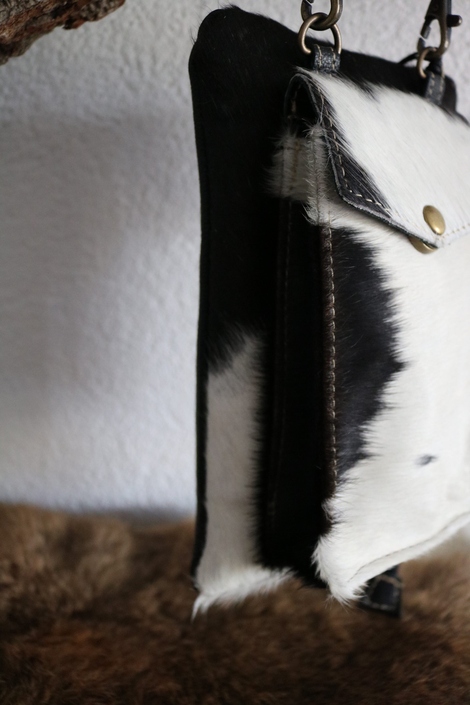 schouder-/crossbody tas (leer)