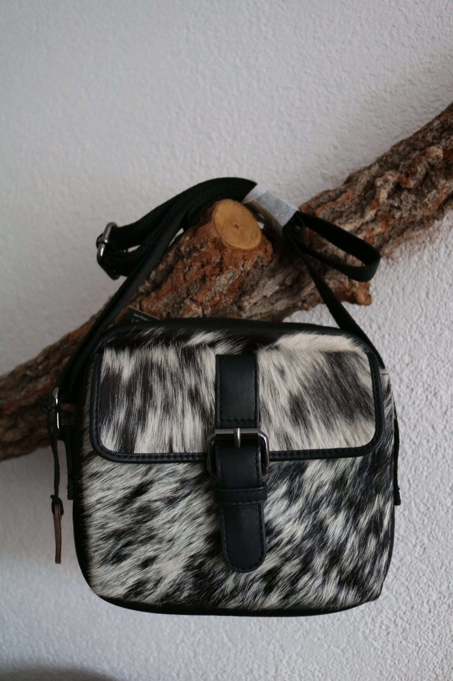 schouder-/crossbody tas (leer)