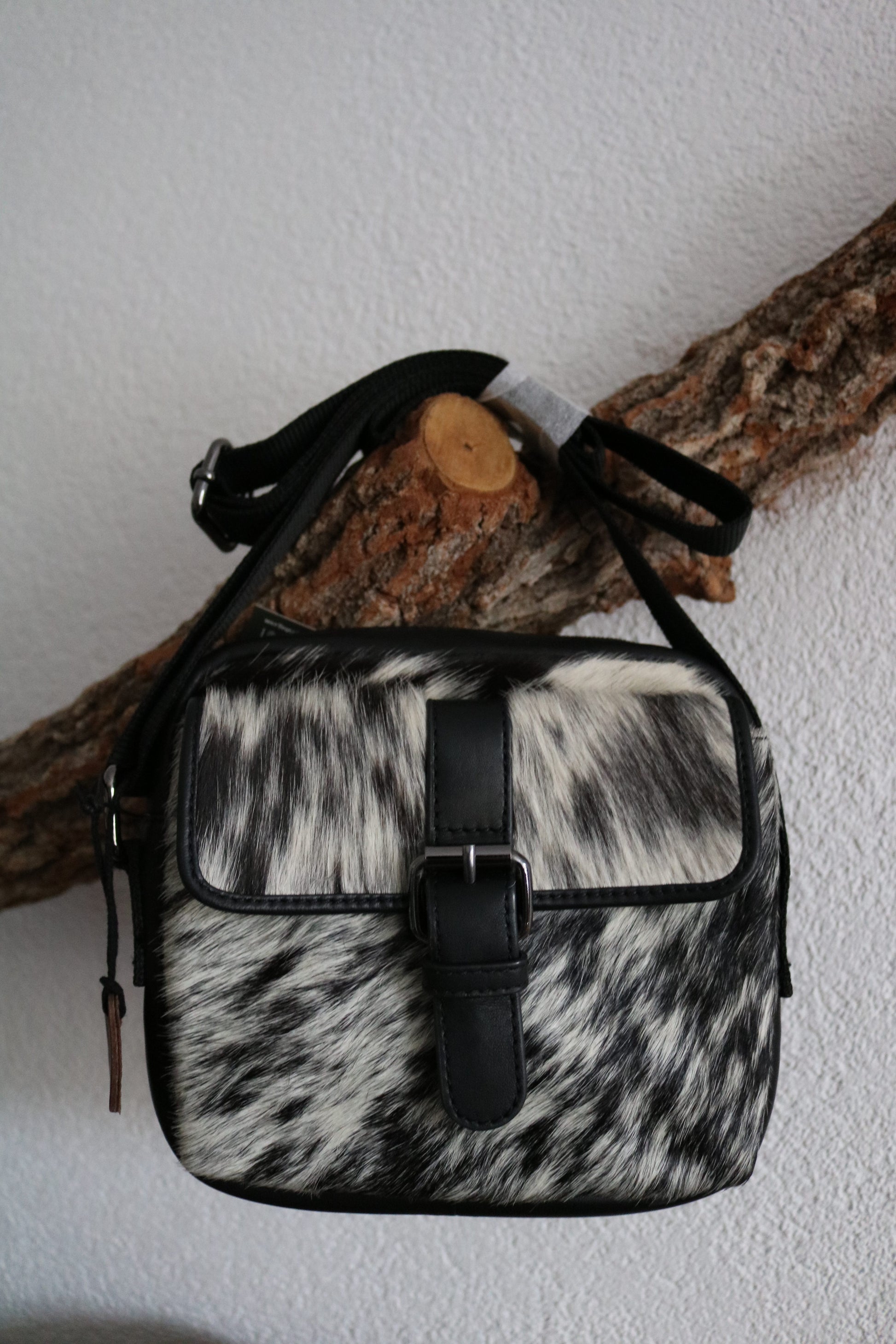 schouder-/crossbody tas (leer)