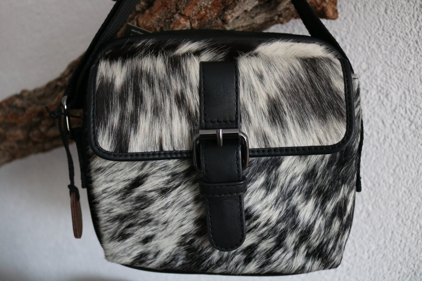 schouder-/crossbody tas (leer)