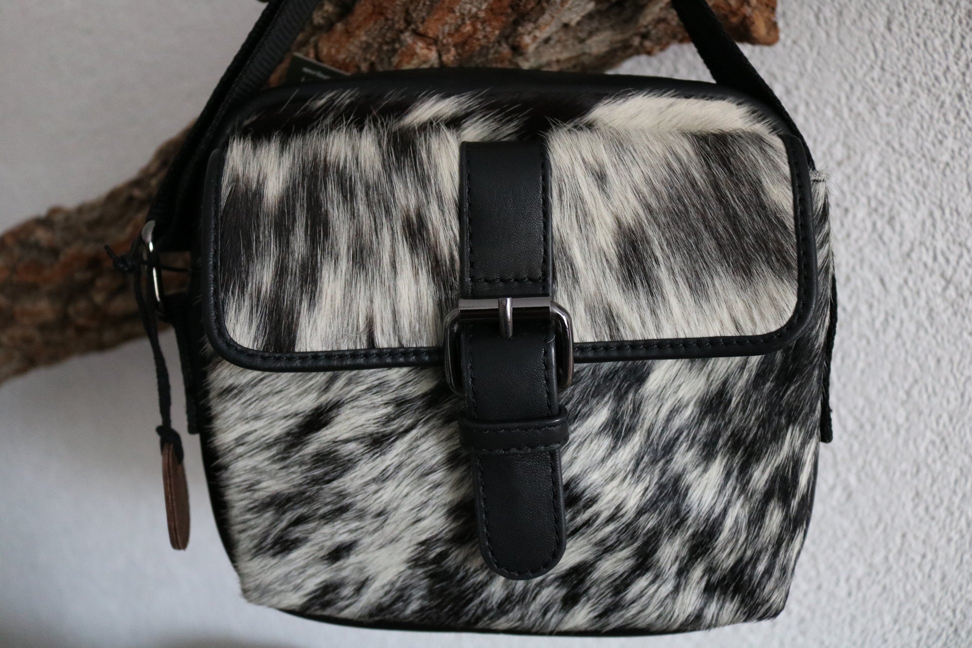 schouder-/crossbody tas (leer)