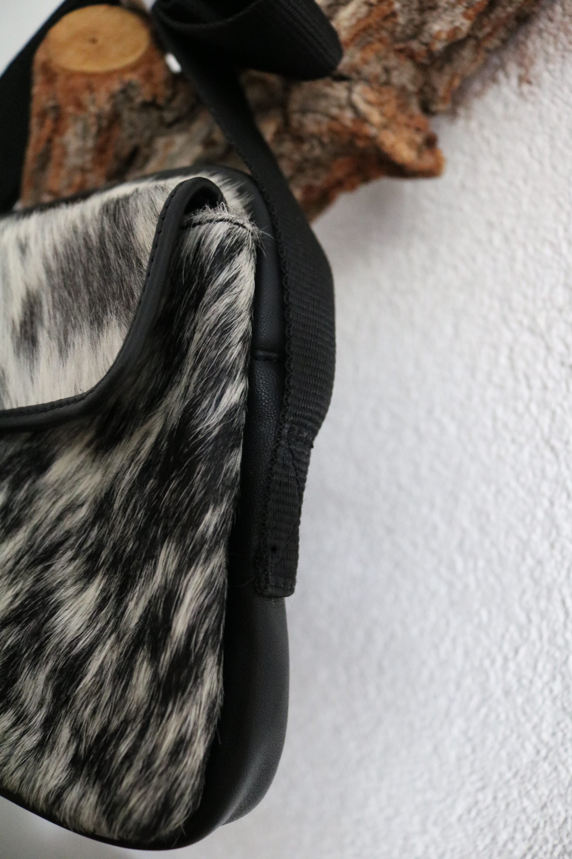 schouder-/crossbody tas (leer)