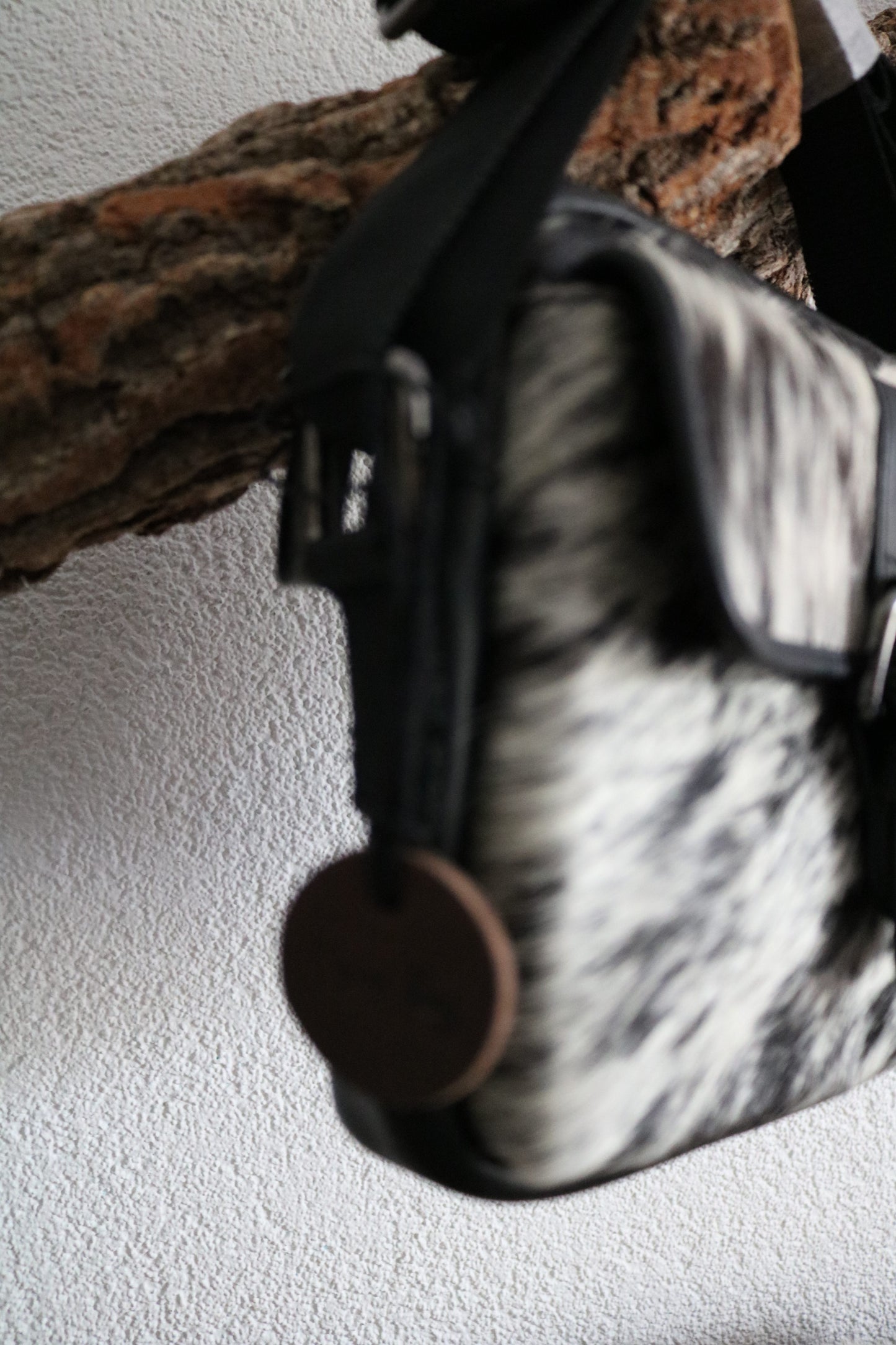 schouder-/crossbody tas (leer)