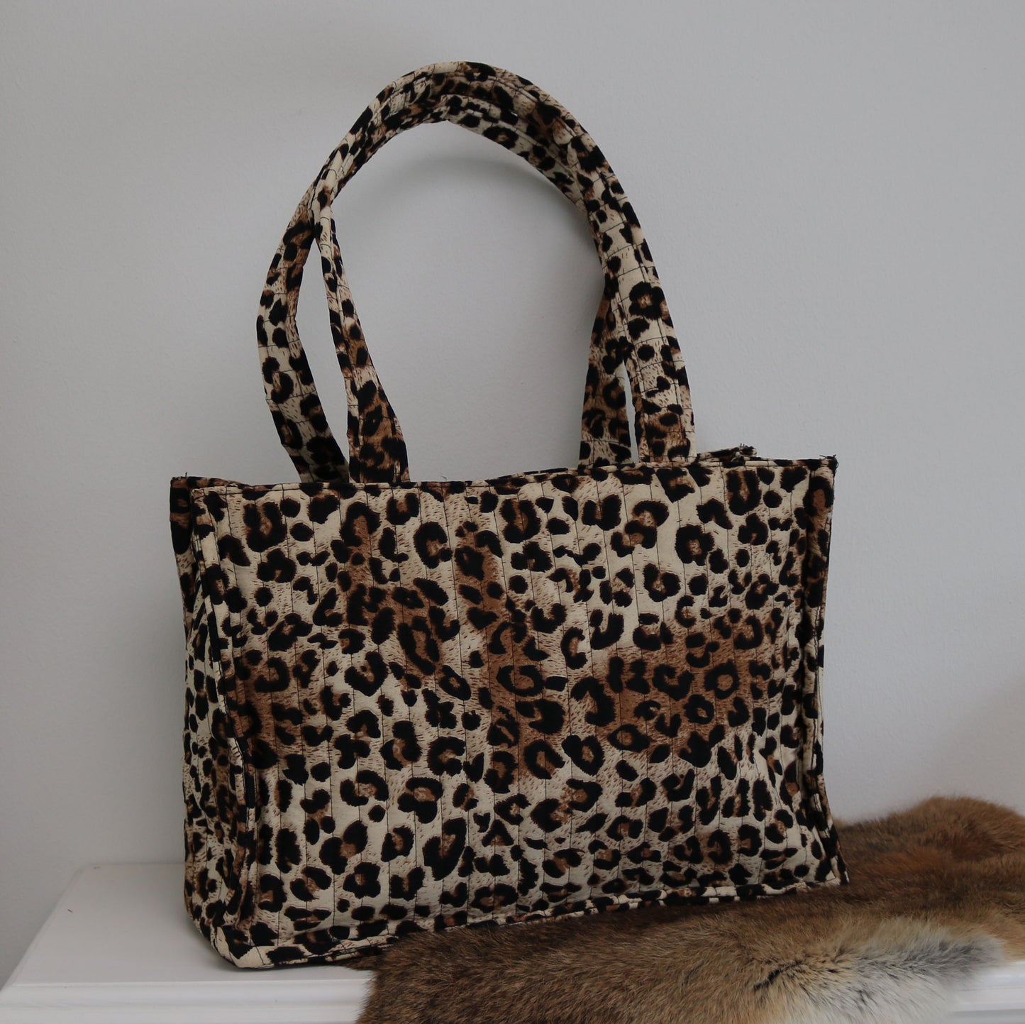 Hand/Schoudertas panter