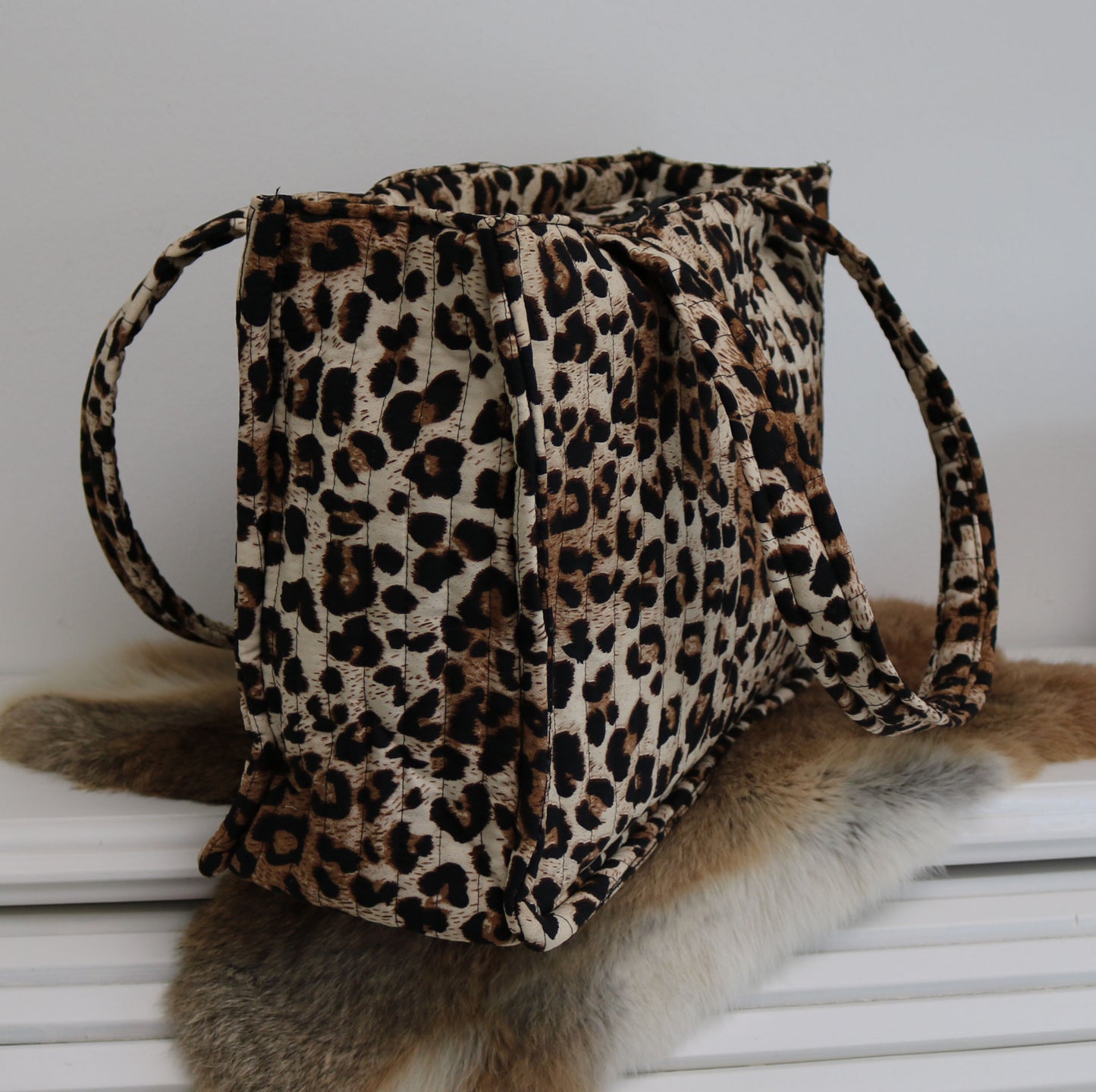 Hand/Schoudertas panter