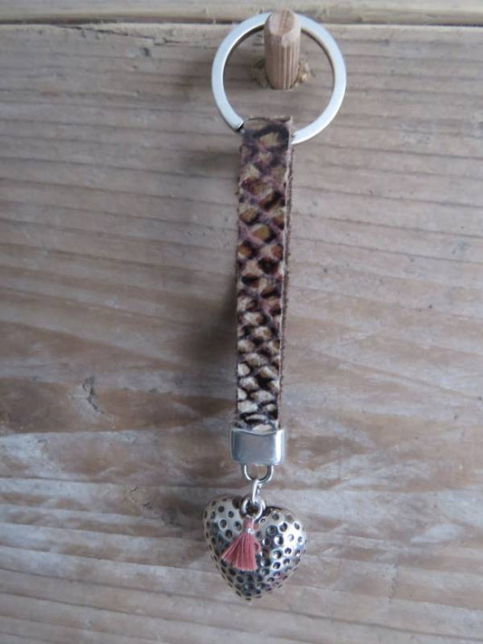 Sleutelhanger (leer)